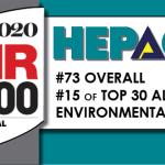 BIG NEWS! HEPACO RANKS #73 ON ENR's TOP 200 LIST!